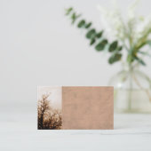 名刺テンプレート自然アートヴィンテージスタイル 名刺 (スタンド正面)