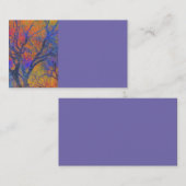 名刺テンプレート自然アート秋 名刺 (正面/裏面)