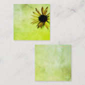 名刺テンプレート花春緑 スクエア名刺 (正面/裏面)