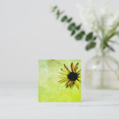 名刺テンプレート花春緑 スクエア名刺 (スタンド正面)