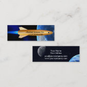 名刺テンプレート スキニー名刺 (正面/裏面)