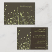 名刺テンプレート、ムギ 名刺 (正面/裏面)