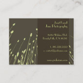 名刺テンプレート、ムギ 名刺 (裏面)