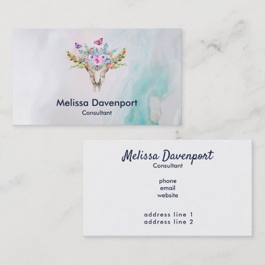 名刺テンプレート 名刺 (正面/裏面)