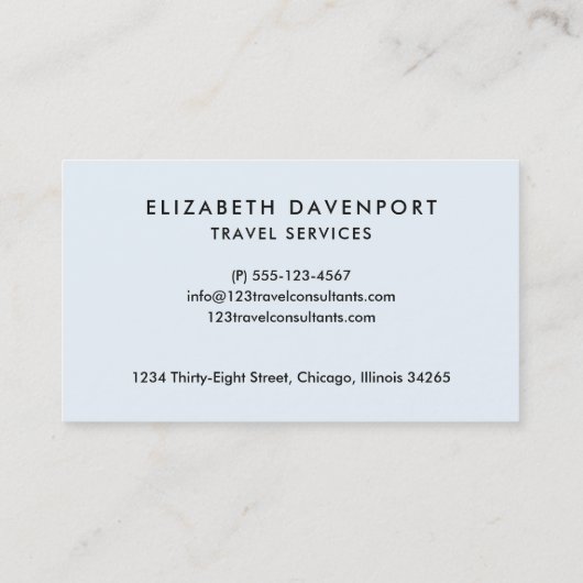 名刺テンプレート 名刺 (裏面)