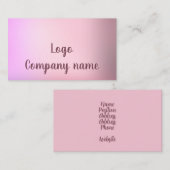 名刺テンプレート 名刺 (正面/裏面)