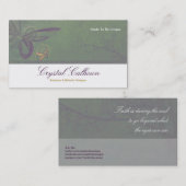 名刺テンプレート-美しい蝶 名刺 (正面/裏面)