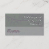 名刺テンプレート-美しい蝶 名刺 (裏面)