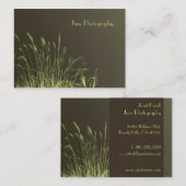 名刺テンプレート、雑草 名刺 (正面/裏面)