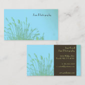 名刺テンプレート、雑草 名刺 (正面/裏面)