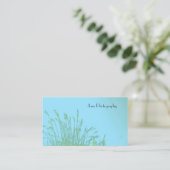 名刺テンプレート、雑草 名刺 (スタンド正面)