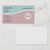 名刺デザイナーの色をマッサージ 名刺 (正面/裏面)