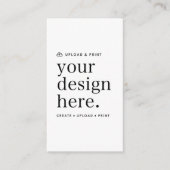 名刺デザインのアップロード 名刺 (正面)