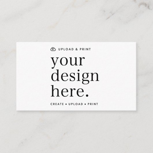 名刺デザインのアップロード 名刺 (正面)