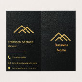 名刺デザイン 名刺 (外部フラット)