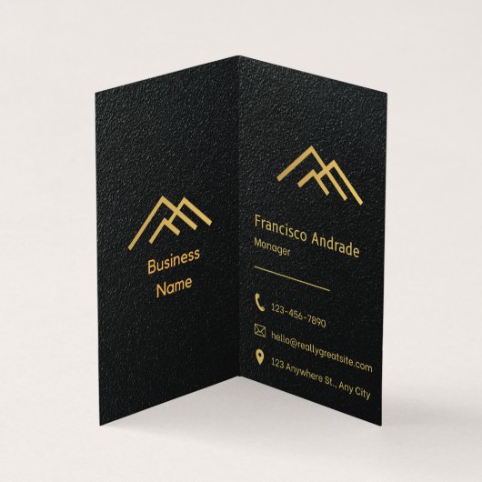 名刺デザイン 名刺 (内部)