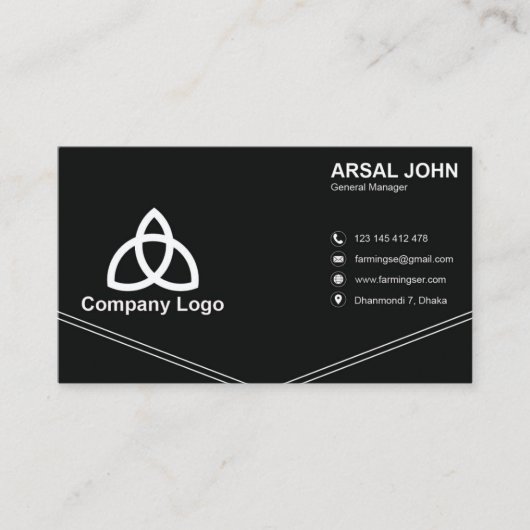 名刺デザイン 名刺 (正面)