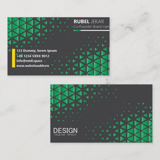 名刺デザイン 名刺 (正面/裏面)