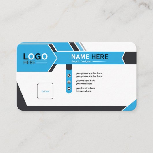 名刺デザイン 名刺 (正面)