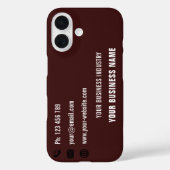 名刺デザインiPhoneケーステンプレート Case-Mate iPhoneケース (裏面)