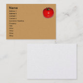 名刺トマトデザイン 名刺 (正面/裏面)