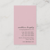 名刺トレンディージュエリー装身具 名刺 (裏面)