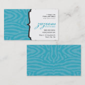 名刺トレンディーゼブラストライプ 名刺 (正面/裏面)