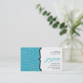 名刺トレンディーゼブラストライプ 名刺 (スタンド正面)