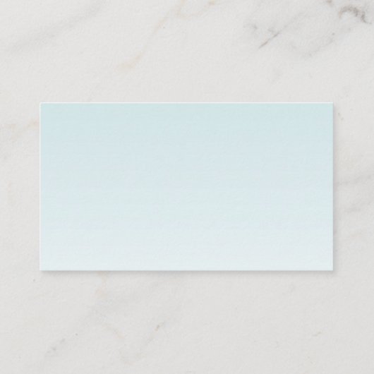 名刺トロピカルフラワーオンブルーグラデーション 名刺 (裏面)