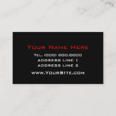 名刺ドラッグが女形 名刺 (裏面)