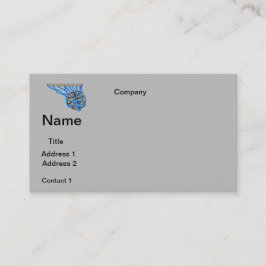 名刺バスケットボールデザイン 名刺