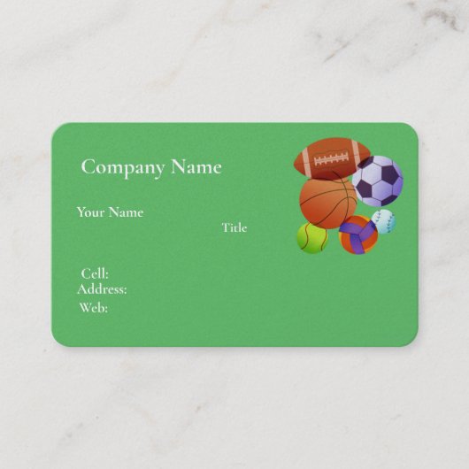 名刺バスケットボール 名刺 (正面)