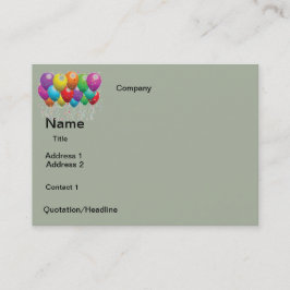 名刺バルーンデザイン 名刺