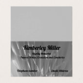 名刺パーソナライズされた、 名刺 (外部フラット)