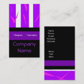 名刺パープルピンク 名刺 (正面/裏面)