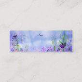 名刺パープルフラワーズバーズスキニー スキニー名刺 (裏面)