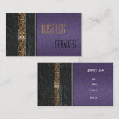 名刺パープルブラックストーン 名刺 (正面/裏面)