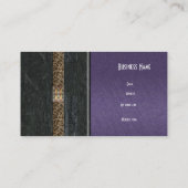 名刺パープルブラックストーン 名刺 (裏面)