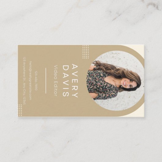 名刺ビデオエディタ コーリングカード (正面)