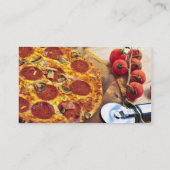 名刺ピザレストラン 名刺 (裏面)