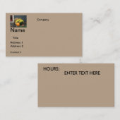 名刺フローラデザイン 名刺 (正面/裏面)