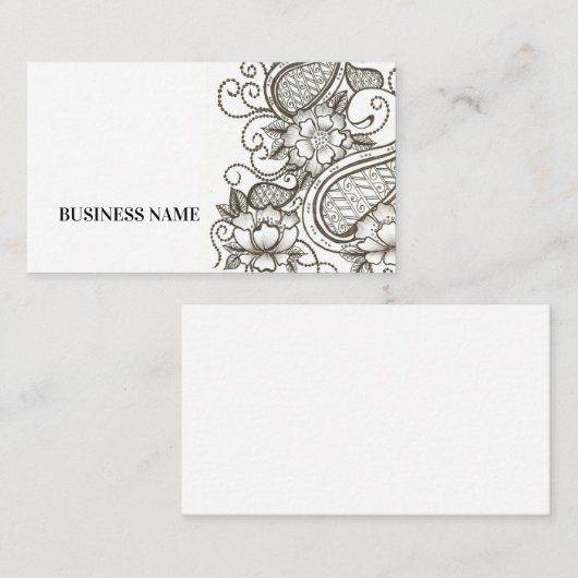 名刺フローラ 名刺 (正面/裏面)