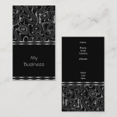 名刺ブラックシルクフェイクス 名刺 (正面/裏面)