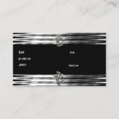 名刺ブラックシルバーフェニックスバードジュエル 名刺 (裏面)