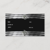 名刺ブラックシルバーフェニックスバードジュエル 名刺 (裏面)