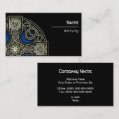 名刺ブルーケルト十字架 名刺 (正面/裏面)