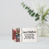 名刺ブーツカントリーウェスタン素朴衣服Ba 名刺 (スタンド正面)