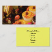 名刺ベーカリーカフェ 名刺 (正面/裏面)