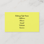 名刺ベーカリーカフェ 名刺 (裏面)