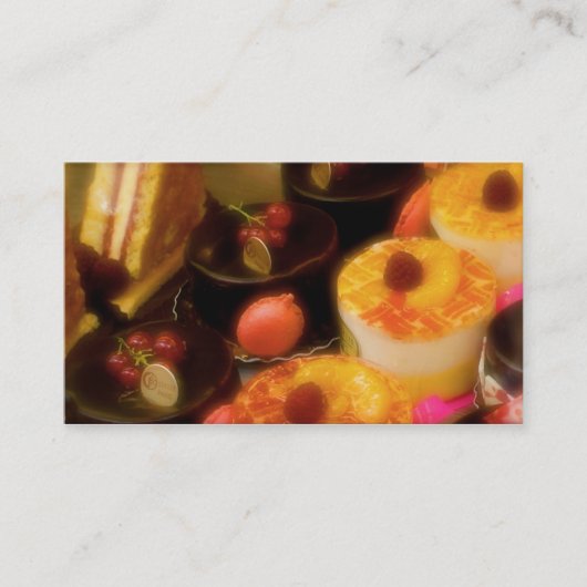 名刺ベーカリーカフェ 名刺 (正面)